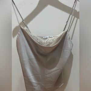 Abercrombie Cowl Neck Satin Cami